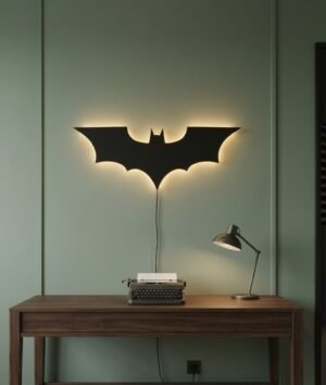 59b00e57b0614f25f516b4d51ae66e4c Dark Knight LED Wall Emblem